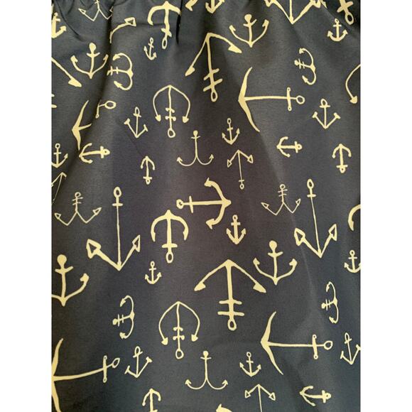 Lands End Men's Blue Anchor Swim Trunks Size Large 36-38 Inseam 7 - Picture 3 of 7